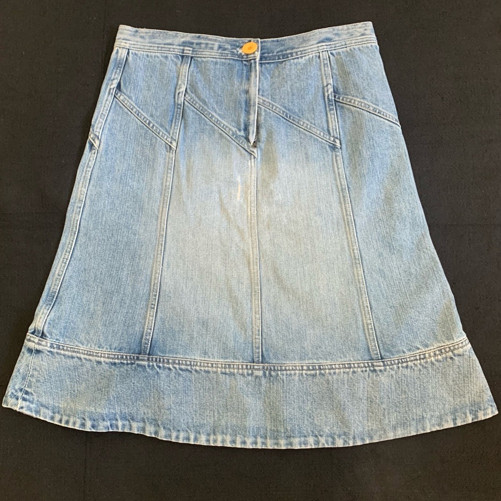 Marc Jacobs Blue Denim A-Line Skirt Size 8